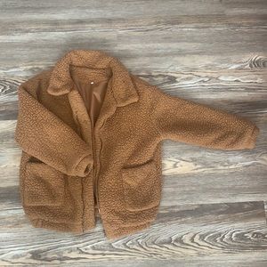 Brown Sherpa jacket
